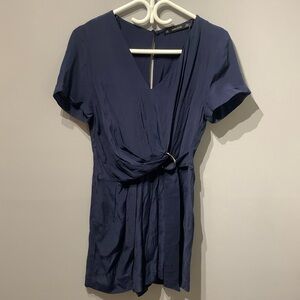 Zara Navy Romper